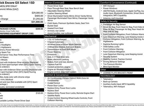 Used 2023 Buick Encore GX Select w/ Safety Package II AWD/4WD image 5