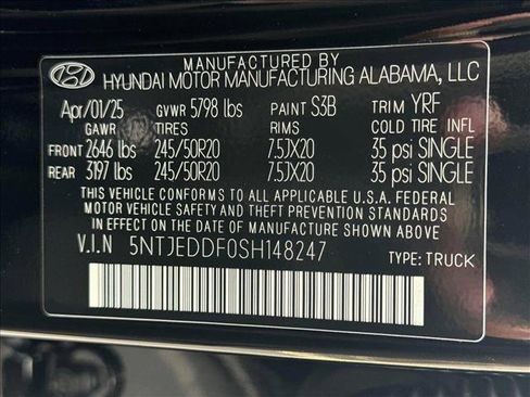 New 2025 Hyundai Santa Cruz Limited image 18