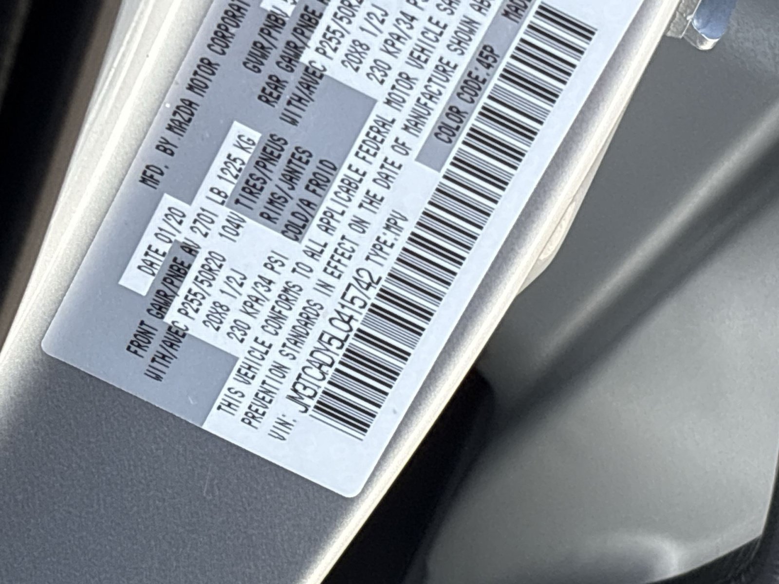 Used 2020 MAZDA CX-9 Grand Touring FWD image 30