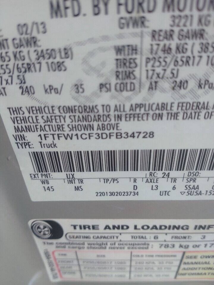 Used 2013 Ford F150 XLT w/ Mid Equipment Group RWD image 15