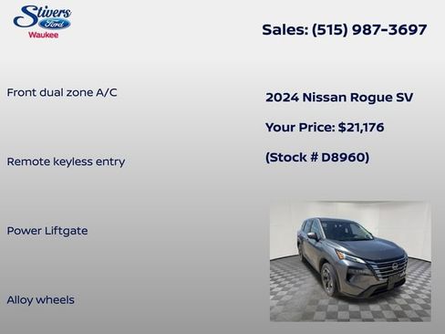 Used 2024 Nissan Rogue SV image 15