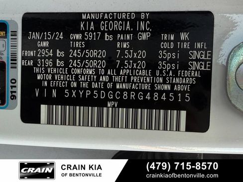 Certified 2024 Kia Telluride SX Prestige AWD/4WD image 37