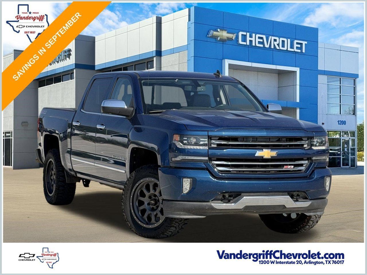 Used 2017 Chevrolet Silverado 1500 LTZ Z71 AWD/4WD image 1