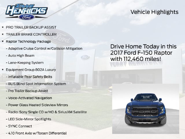 Used 2017 Ford F150 Raptor w/ Equipment Group 802A Luxury AWD/4WD image 4