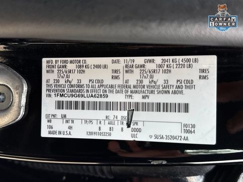 Used 2020 Ford Escape SE AWD/4WD image 33