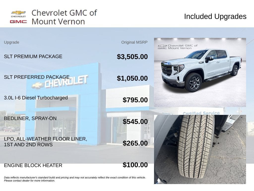 New 2026 GMC Sierra 1500 SLT w/ SLT Premium Package AWD/4WD image 6