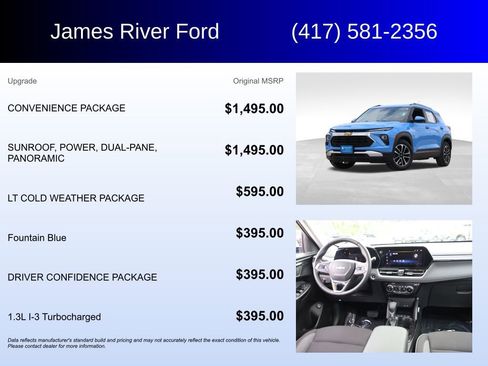 Used 2024 Chevrolet TrailBlazer LT w/ Convenience Package FWD image 5