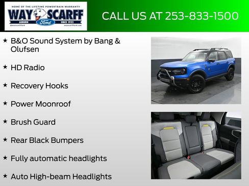 New 2025 Ford Bronco Sport Badlands w/ Sasquatch Badlands Package image 18