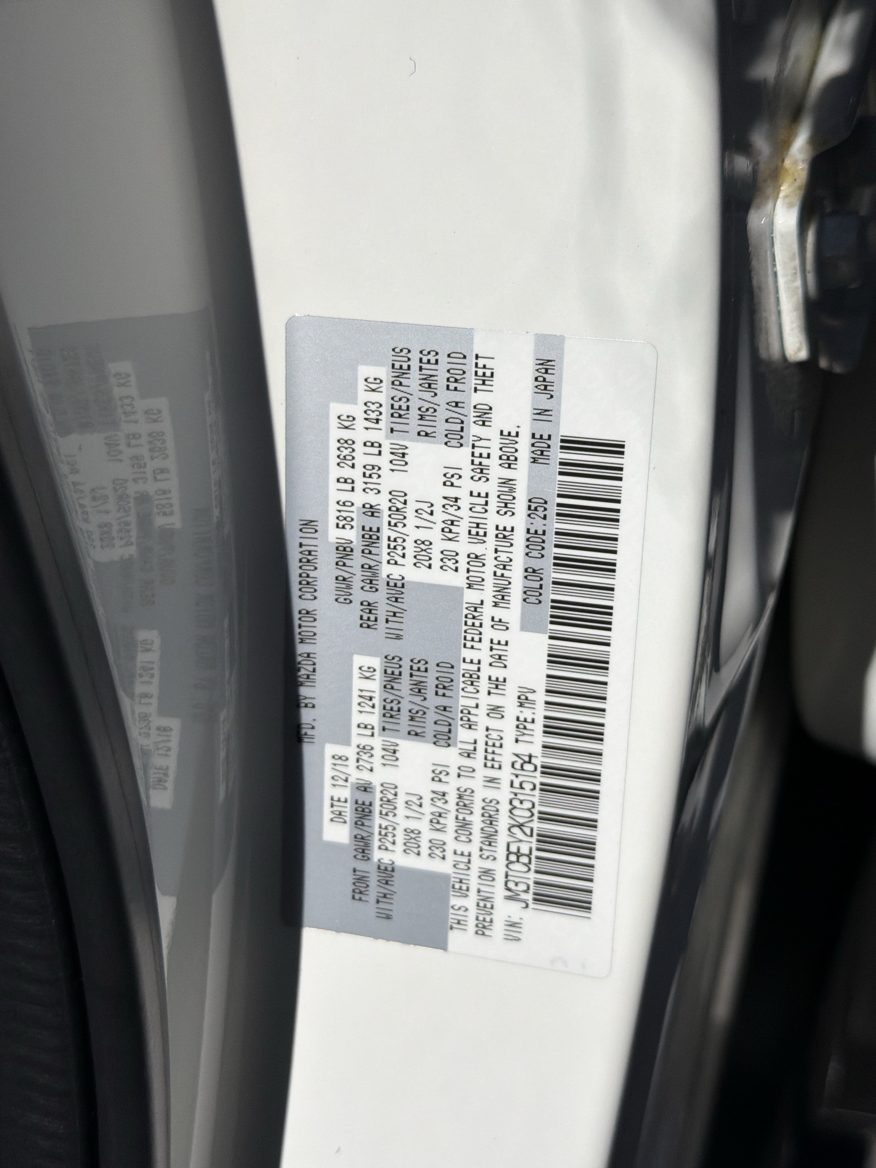 Used 2019 MAZDA CX-9 Signature AWD/4WD image 30