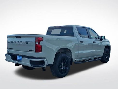 New 2026 Chevrolet Silverado 1500 Custom w/ Turbomax Blackout Package RWD image 3