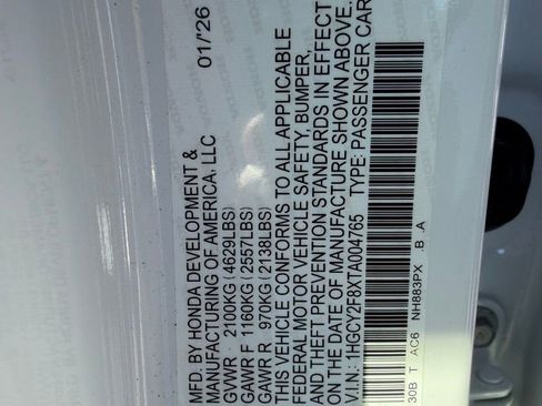 New 2026 Honda Accord Touring image 25