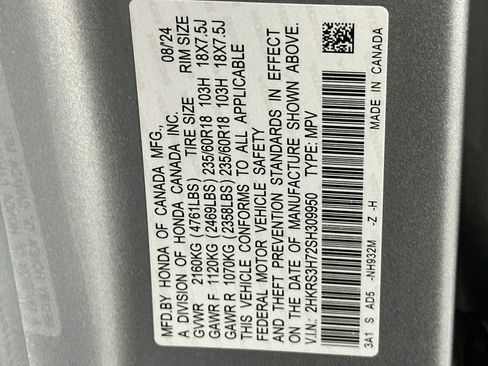 Used 2025 Honda CR-V EX-L image 12
