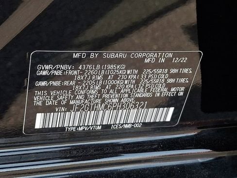 Certified 2023 Subaru Crosstrek 2.5i Limited w/ Moonroof Package AWD/4WD image 28