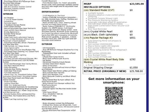 Used 2021 Subaru Crosstrek 2.0i w/ Popular Package #3 image 3