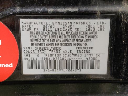 Used 2020 Nissan Sentra SV w/ Electronics Package FWD image 33