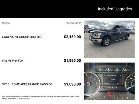 Used 2018 Ford F150 XLT w/ Equipment Group 301A Mid image 5