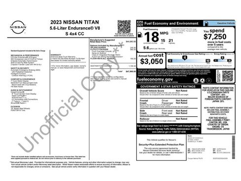 Used 2023 Nissan Titan S w/ S Utility Package AWD/4WD image 22