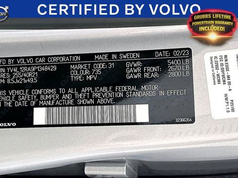 Certified 2023 Volvo XC60 B5 Ultimate w/ Climate Package AWD/4WD image 44