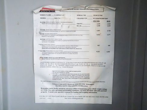 Used 2002 Volkswagen Eurovan GLS image 33