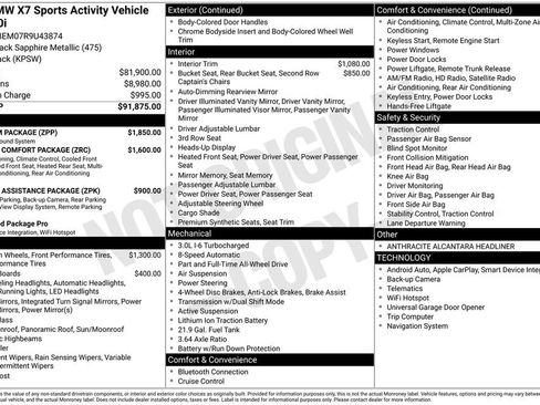 Used 2024 BMW X7 xDrive40i w/ Premium Package image 17
