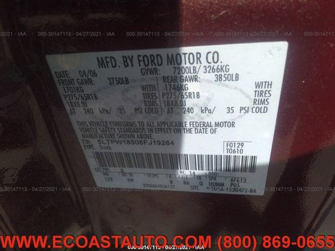 Used 2006 Lincoln Mark LT 4x4 image 10