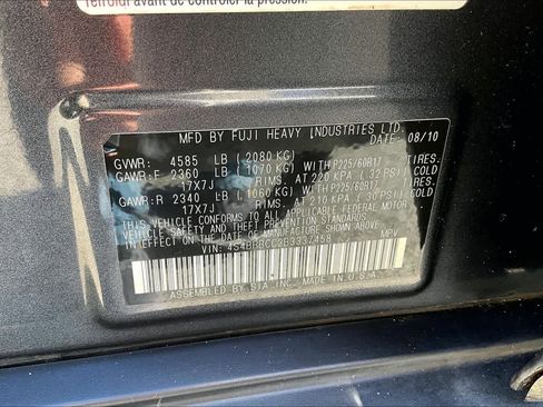 Used 2011 Subaru Outback 2.5i Premium image 30