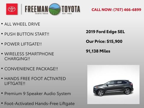 Used 2019 Ford Edge SEL w/ Equipment Group 201A AWD/4WD image 11