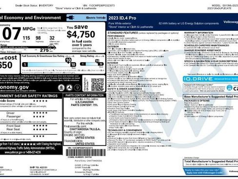 Used 2023 Volkswagen ID.4 Pro image 6