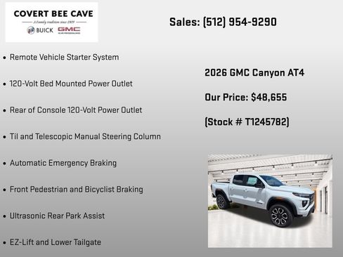 New 2026 GMC Canyon AT4 w/ AT4 Premium Package AWD/4WD image 37