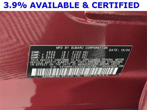 Used 2025 Subaru Legacy Premium image 16