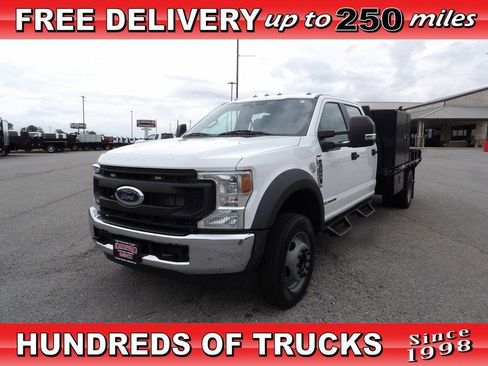 Used 2022 Ford F550 4x4 Crew Cab Super Duty w/ Power Equipment Group image 1