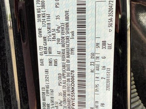 Used 2022 Ford F150 XLT w/ Equipment Group 302A High AWD/4WD image 15