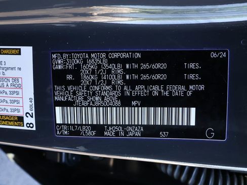 Used 2024 Toyota Land Cruiser w/ Premium Package AWD/4WD image 46