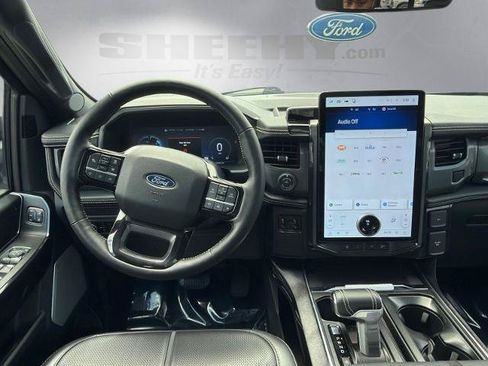 Certified 2025 Ford F150 Lightning Platinum w/ Dark Elements Package AWD/4WD image 3
