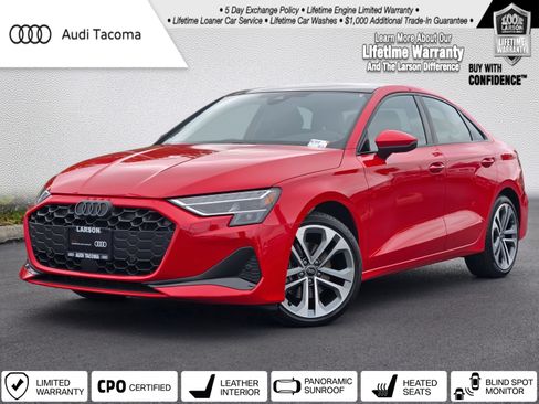 Certified 2025 Audi A3 2.0T Premium Plus w/ Premium Plus Package AWD/4WD image 1