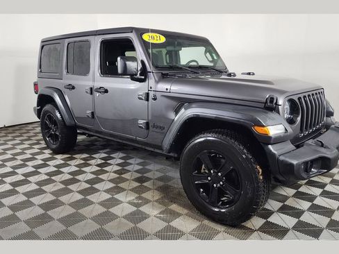Used 2021 Jeep Wrangler Unlimited Sport image 1