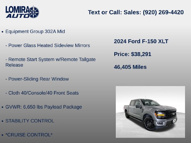 Used 2024 Ford F150 XLT w/ Equipment Group 302A MID AWD/4WD image 21