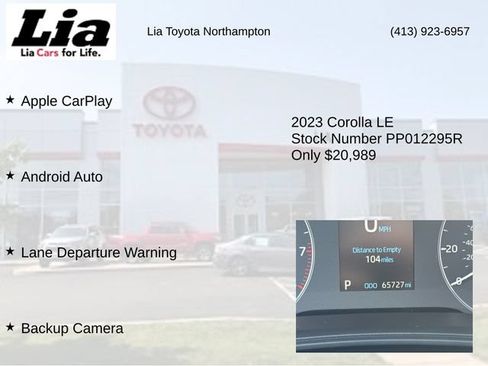 Used 2023 Toyota Corolla LE FWD image 7