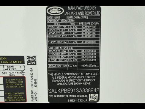 Used 2025 Land Rover Range Rover Long Wheelbase SE image 27