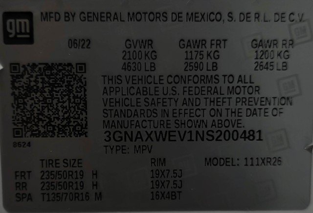 Used 2022 Chevrolet Equinox RS AWD/4WD image 42