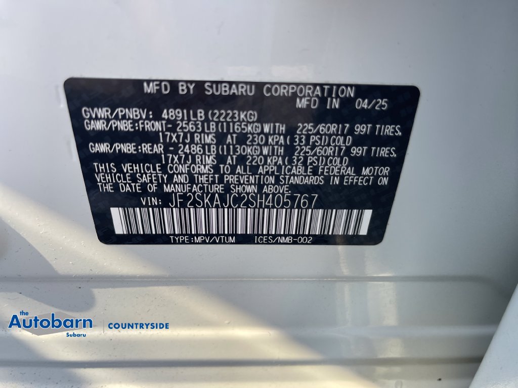 Used 2025 Subaru Forester Wilderness w/ Convenience Package AWD/4WD image 30
