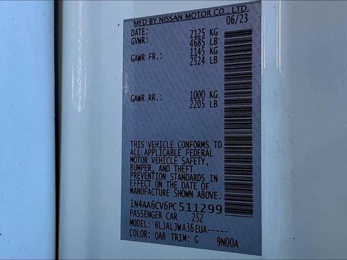 Certified 2023 Nissan Maxima SV w/ Floor Mat Group image 32