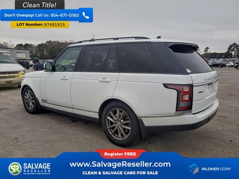 Used 2016 Land Rover Range Rover HSE AWD/4WD image 3