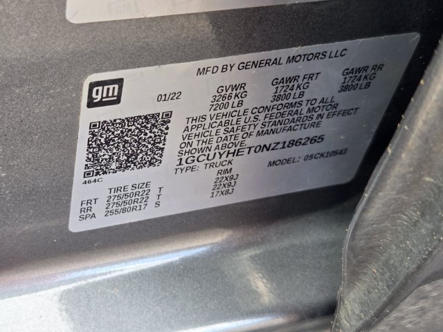 Used 2022 Chevrolet Silverado 1500 High Country w/ LPO, Dark Essentials Package AWD/4WD image 29