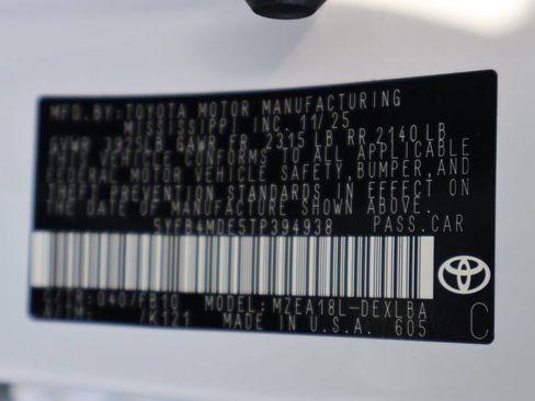 Certified 2026 Toyota Corolla LE FWD image 24