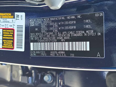 New 2026 Toyota Highlander XLE AWD/4WD image 37