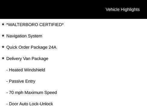 Used 2024 RAM ProMaster 3500 w/ Delivery Van Package image 10