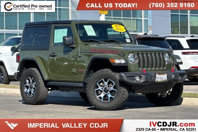 Certified 2022 Jeep Wrangler Rubicon AWD/4WD image 1