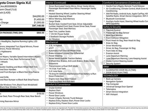 Used 2025 Toyota Crown Signia w/ Tow-Hitch Package (TMS) AWD/4WD image 45