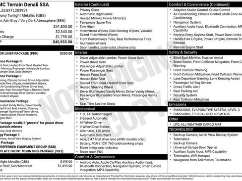 New 2026 GMC Terrain Denali w/ LPO, Floor Liner Package image 6